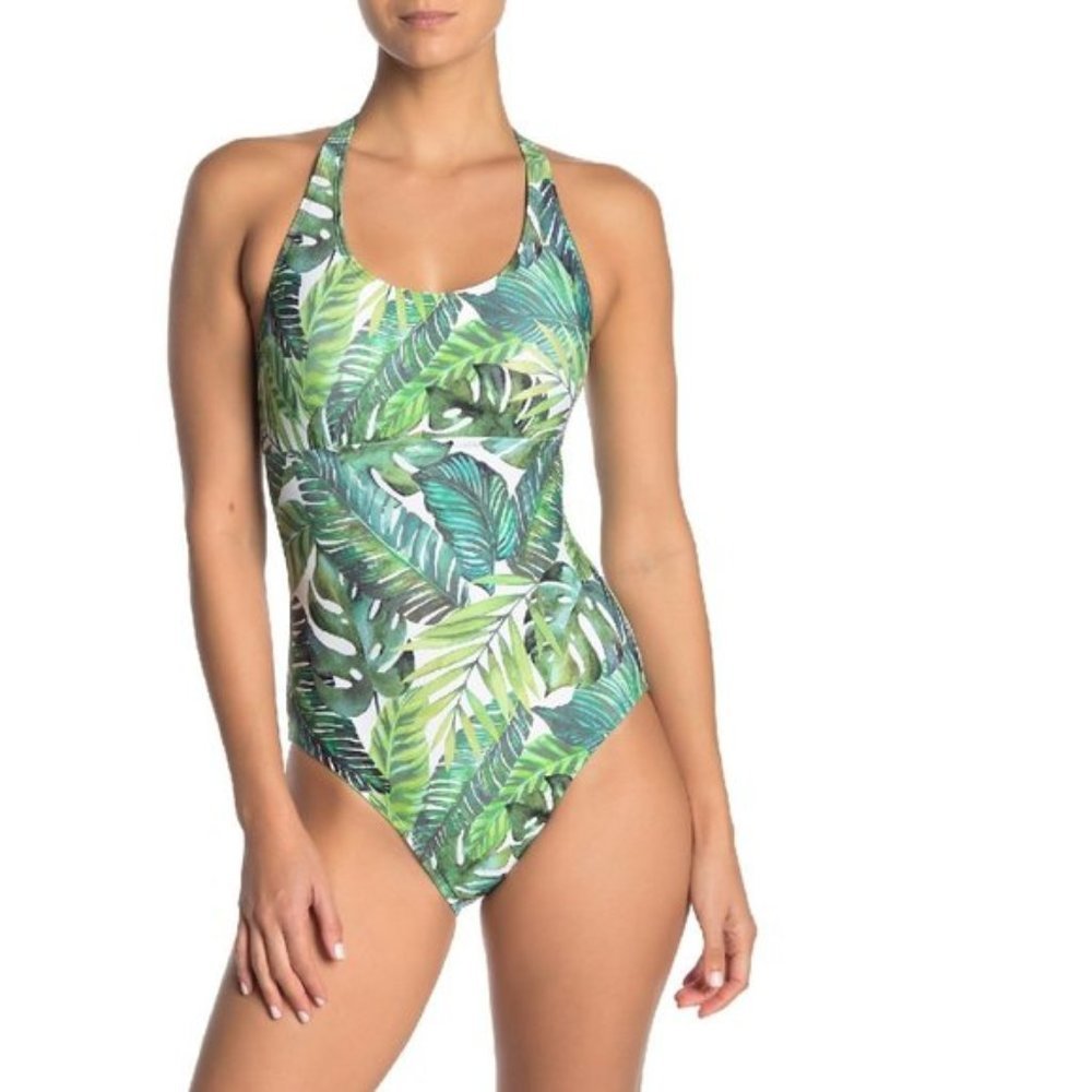 NEXT Palm Printed One-Piece Swimsuit